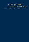 Buchcover Schriften zur Universitätsidee
