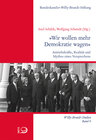 Buchcover »Wir wollen mehr Demokratie wagen«