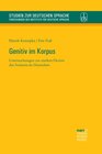 Buchcover Genitiv im Korpus