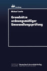 Buchcover Grundsätze ordnungsmäßiger Umwandlungsprüfung