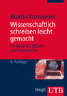 Buchcover Wissenschaftlich schreiben leicht gemacht