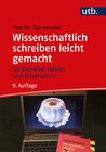 Buchcover Wissenschaftlich schreiben leicht gemacht