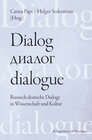 Buchcover Dialog – dialogue
