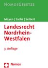 Buchcover Landesrecht Nordrhein-Westfalen