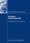 Buchcover Academic Entrepreneurship