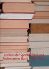 Buchcover Lexikon der Sprichwörter und Redensarten Band 7 (De - De )