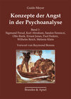 Buchcover Konzepte der Angst in der Psychoanalyse