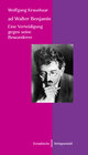 Buchcover ad Walter Benjamin
