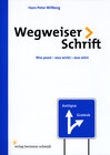 Buchcover Wegweiser Schrift