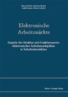 Buchcover Elektronische Arbeitsmärkte