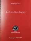 Buchcover Liebe im alten Aegypten