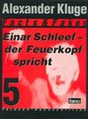 Buchcover Einar Schleef – der Feuerkopf speicht