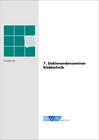 Buchcover 7. Doktorandenseminar Klebtechnik