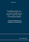 Buchcover Solidarität in zerbrechlicher Gesellschaft